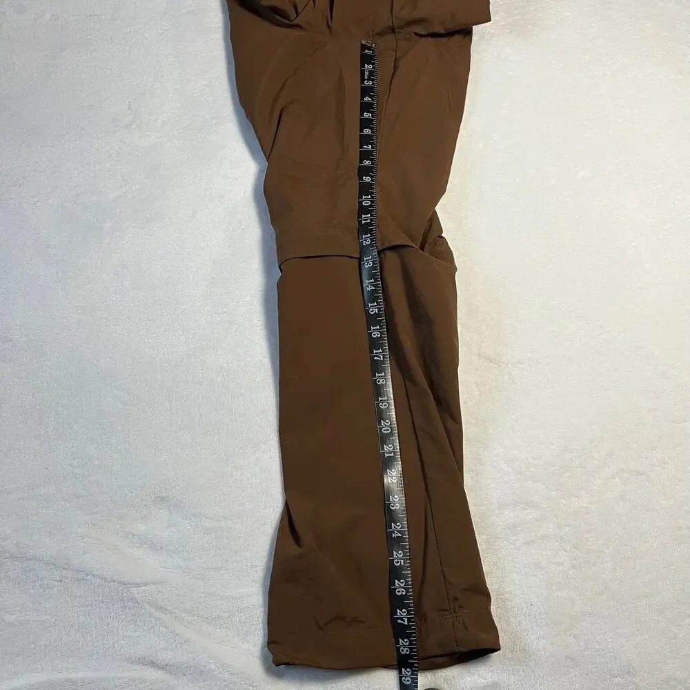 REI Women's Nylon Straight Leg Convertible Cargo Pants Size 6P UPF 30+ Hiking
